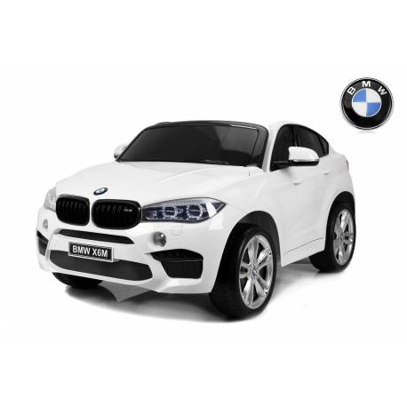 voiture électrique pour enfant BMW X6 M blanche