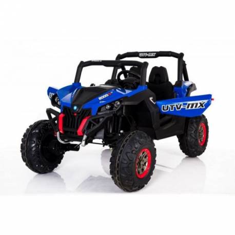 4X4 Buggy UTV-MX  24 V LCD bleu deux places