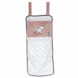 vide poche pour lit bébé collection ophélia la licorne