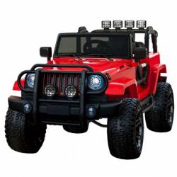 4X4 jeep WXE  électrique rouge deux places