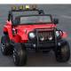 4X4 jeep WXE  électrique rouge deux places