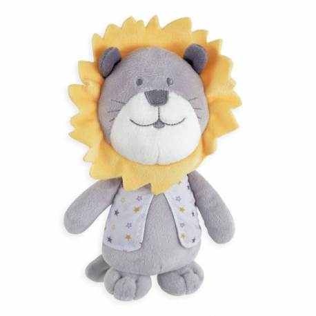 Doudou lion 20 cm collection fanfan et léo