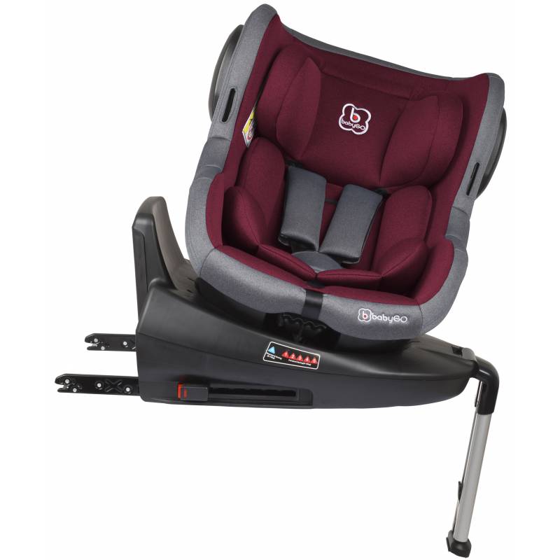 BEBELISSIMO - Siège auto Isofix - pivotant 360 °- groupe 0+/1/2/3 - (0-36kg)  - Hellios Plus - bordeaux/noir : : Bébé et Puériculture