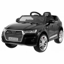 Voiture électrique pour enfant Audi Q7 S Line peinture noire- pack luxe