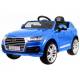 Voiture électrique pour enfant Audi Q7 S Line peinture bleue- pack luxe