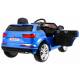 Voiture électrique pour enfant Audi Q7 S Line peinture bleue- pack luxe