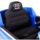 Voiture électrique pour enfant Audi Q7 S Line peinture bleue- pack luxe