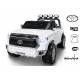 Voiture électrique Toyota Tundra XXL deux places en cuir blanche