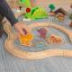 Circuit de trains en bois Bucket Dinosaure