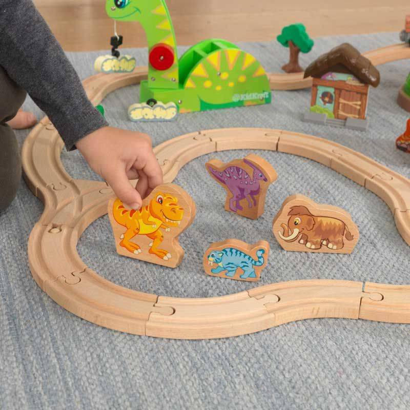 Circuit de train en bois - la ville, BIGJIGS