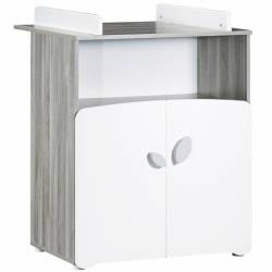 Commode pour bébé Leaf frêne blanc