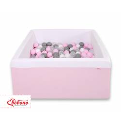 Piscine à balles carré pink