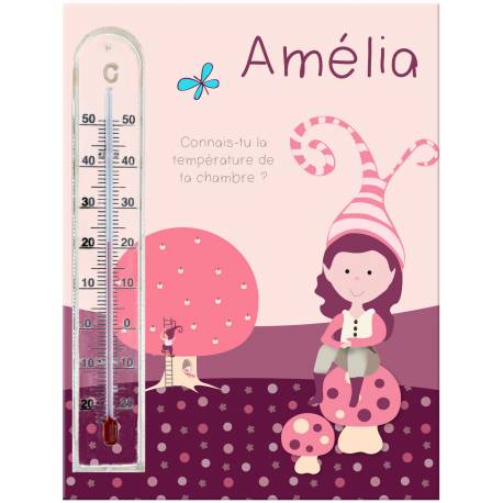 Cadre thermomètre bella personnalisable