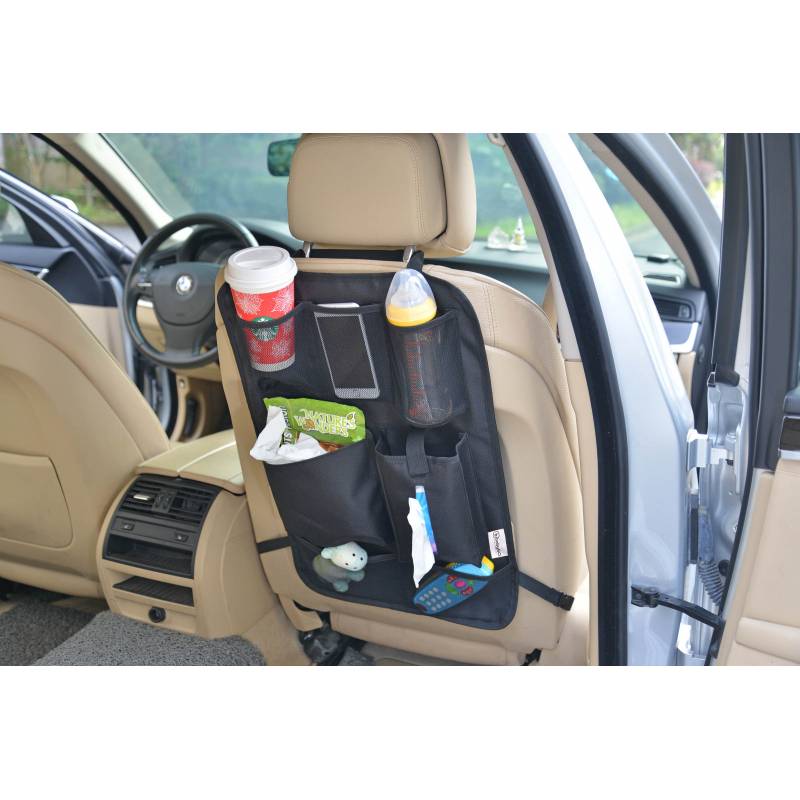 organiseur auto rose, poches de rangement sièges de voiture