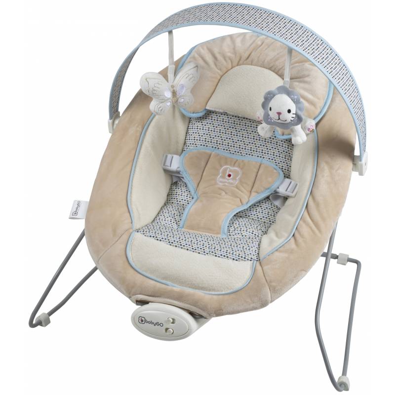 Transat Pour Bébés Stardust Marron Et Beige Lwbo001-bgbr Little