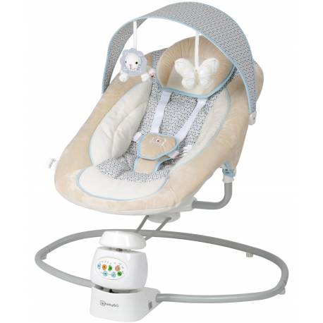 Balancelle pour bébé snuggly beige babygo