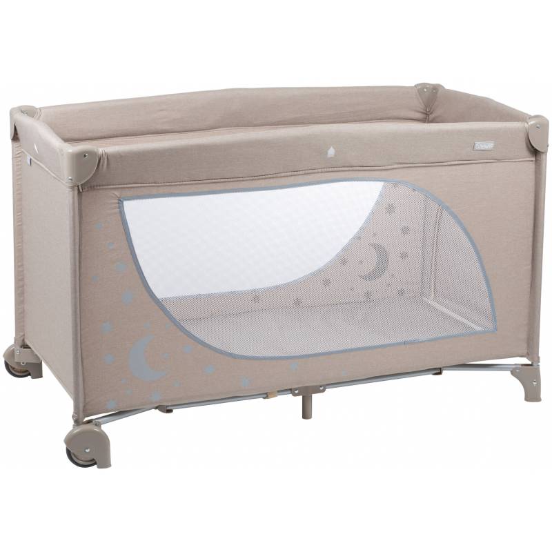 Lit parapluie moonstars beige babygo - Lit pliant pas cher pour bébé