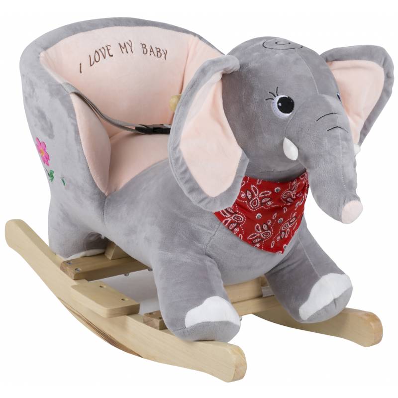 vidaXL Éléphant à bascule pour bébés