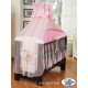 Lit et Parure de lit bébé teddy bear rose