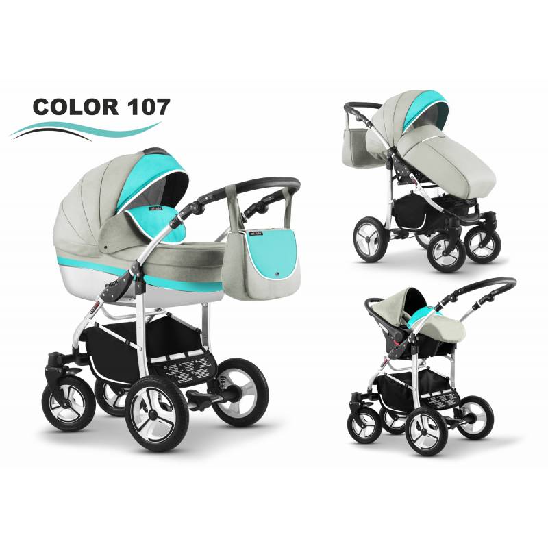 Poussette trio City Star - 24 coloris