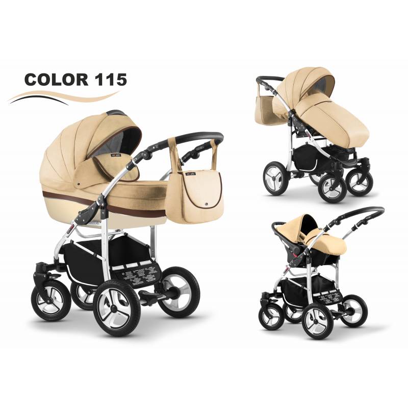 Poussette trio city star - 24 coloris différents - Poussette bébé 3 en 1  pas chère