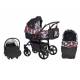 Poussette trio Silver - 26 coloris