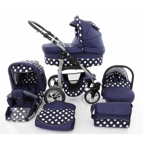 poussette trio garcon