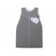 Parure de lit bébé deux coeurs gris anthracite