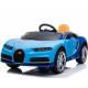 Voiture électrique Bugatti Chiron bleue pour enfant
