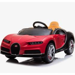 Voiture électrique Bugatti Chiron bleue pour enfant