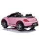 voiture électrique New Beetle 12 V rose