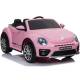 voiture électrique New Beetle 12 V rose