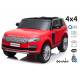 voiture électrique pour enfant Range Rover écran LCD rouge, siège cuir