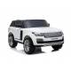 voiture électrique pour enfant Range Rover blanche, siège cuir