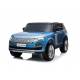 voiture électrique pour enfant Range Rover écran LCD peinture bleue, siège cuir