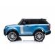 voiture électrique pour enfant Range Rover écran LCD peinture bleue, siège cuir
