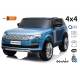 voiture électrique pour enfant Range Rover écran LCD peinture bleue, siège cuir