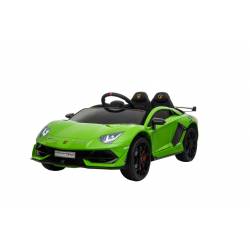 voiture électrique pour enfant Lamborghini aventador verte