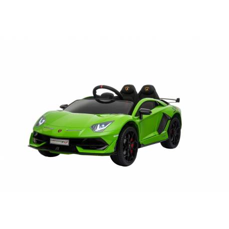 voiture électrique pour enfant Lamborghini aventador verte