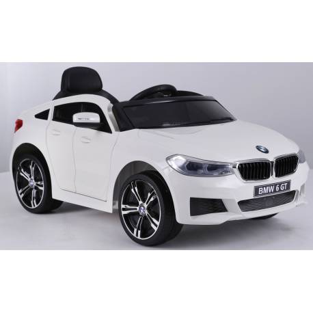 voiture électrique pour enfant BMW 6GT blanche