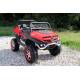 Voiture électrique pour enfant Mercedes Benz Unimog rouge