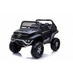 Voiture électrique pour enfant Mercedes Benz Unimog noir