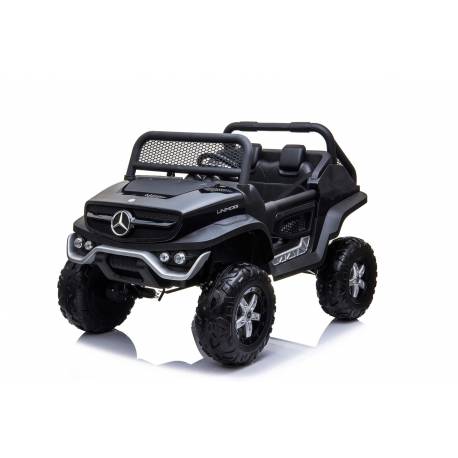 Voiture électrique pour enfant Mercedes Benz Unimog noir