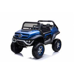 Voiture électrique pour enfant Mercedes Benz Unimog peinture bleue