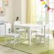 Ensemble table pour enfant et ses 4 chaises blanc Farmhouse