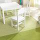 Ensemble table pour enfant et ses 4 chaises blanc Farmhouse