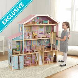 Maison de poupée Grand manoir en bois Kidkraft