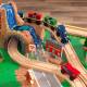Ensemble Train et Table en bois Adventure town