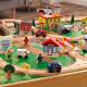Ensemble Train et Table en bois Adventure town
