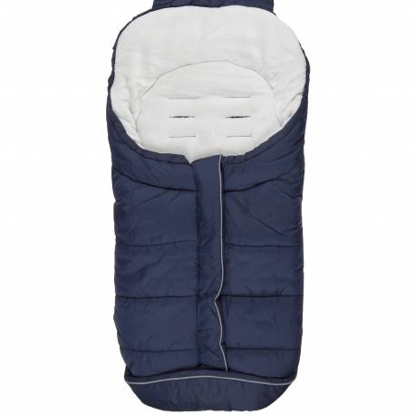 Chancelière Footmuff bleue marine babygo